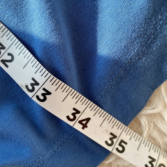 RVCA BRIGHT BLUE TANK A LINE SHIFT MINI SUMMER DRESS w/ Pockets Size M E… - Picture 10 of 10